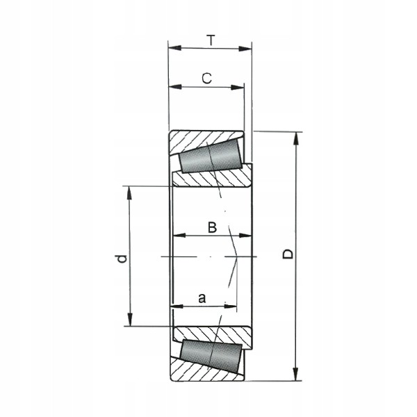 Ložisko LM 104949/104911 FERSA 50,8x82,55x21,59
