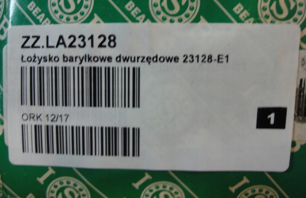 Dvojradové kĺbové ložisko 23128