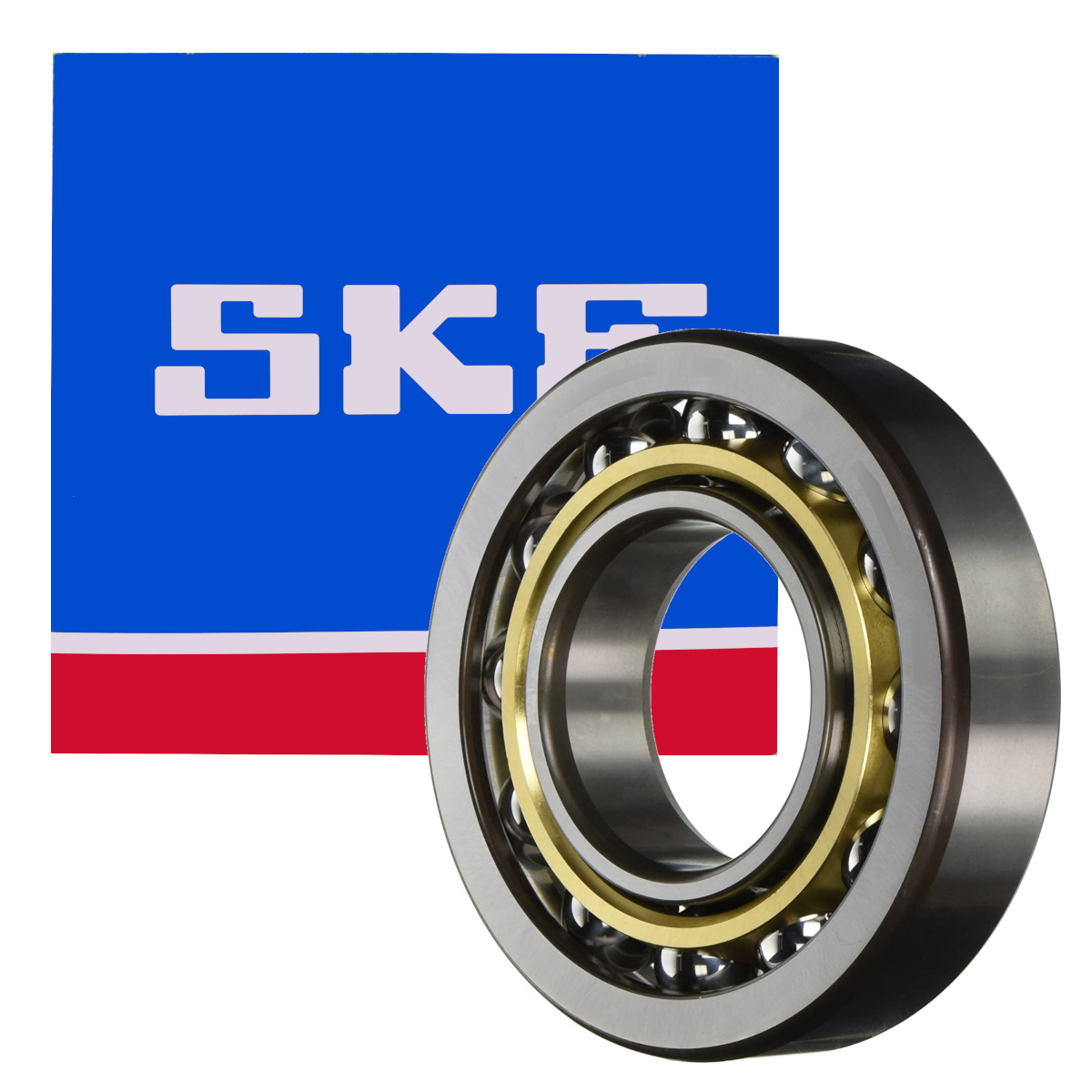 Guľkové ložisko s kosouhlým stykom 7211 BECBY SKF 55x100x21