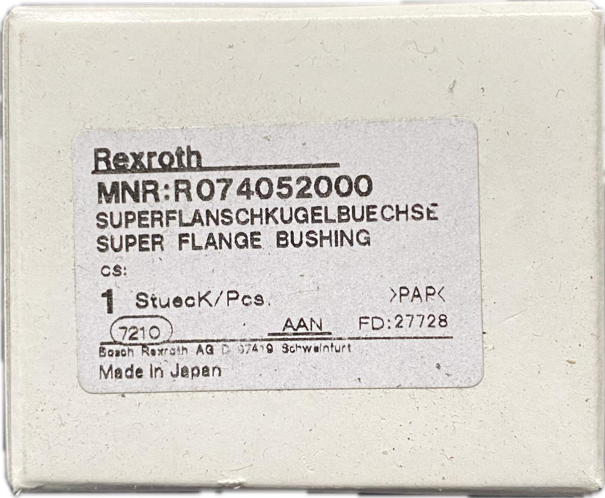 axiálne ložisko Rexroth MNR R074052000 20 x 32 mm
