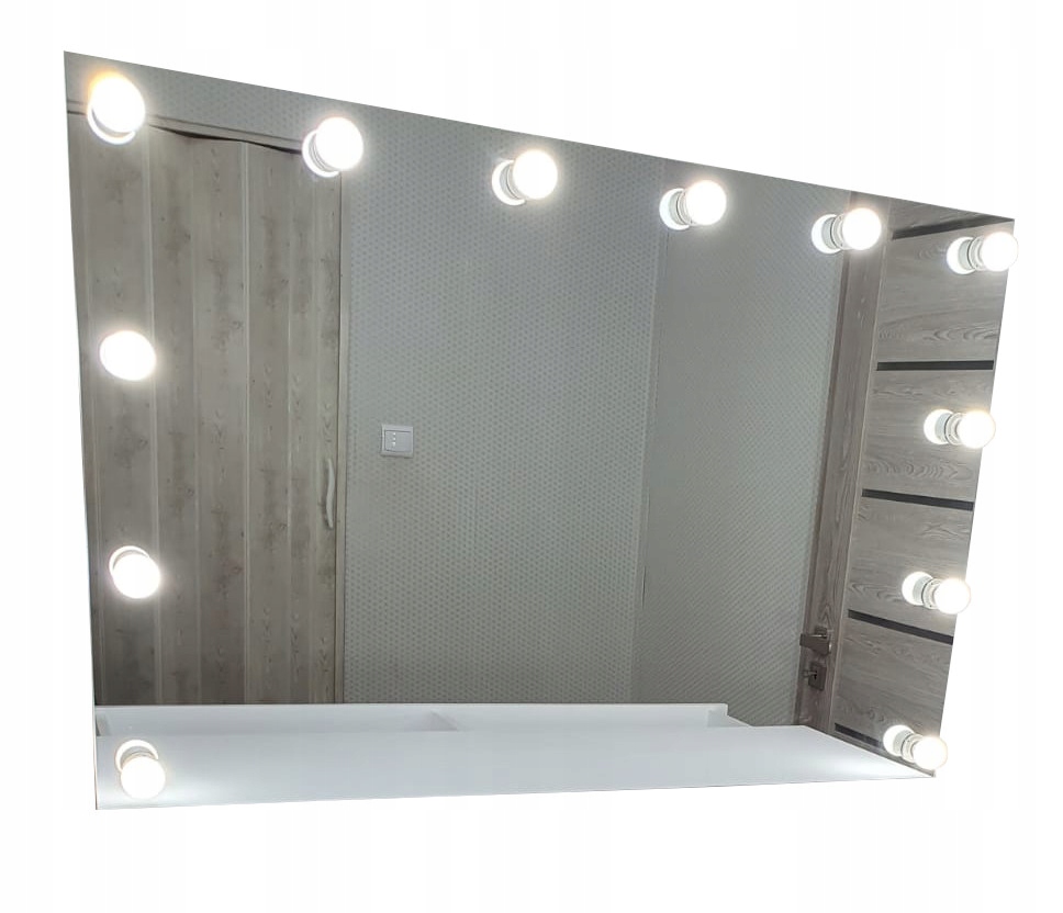 Zrkadlo 100x80 pre make -up make -up Make -up Hollywood
