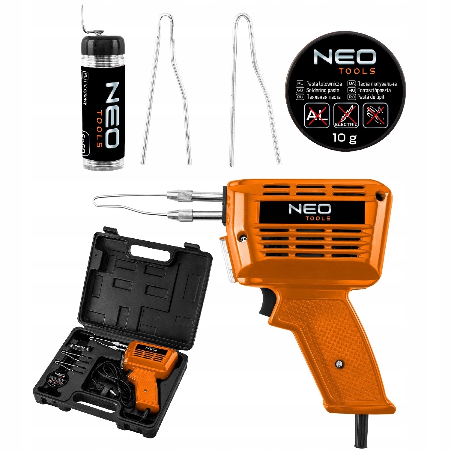 Lutownica transformatorowa Neo Tools 150 W