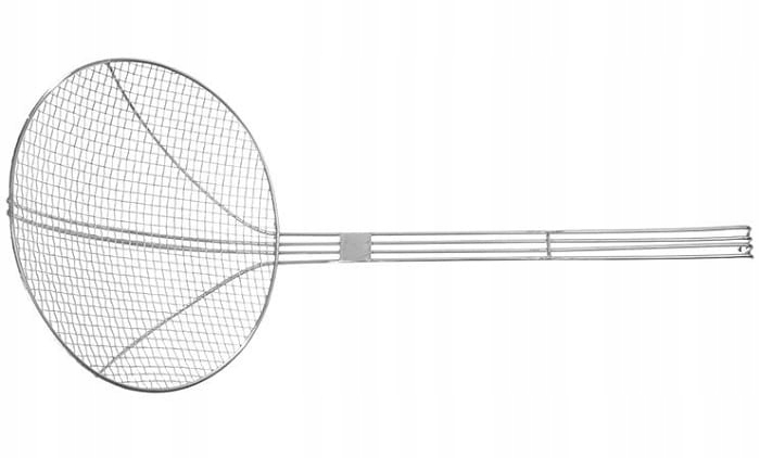 Lyžica s drážkami, priemer 24 cm, dĺžka 55 cm HENDI