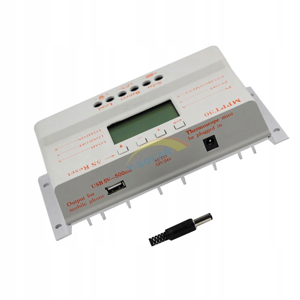 Generátor regulátora solárneho nabíjania M30 30A 12V / 24V