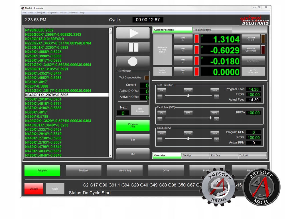 MACH4 INDUSTRIAL CNC Mach 4 s trvalou licenciou FV