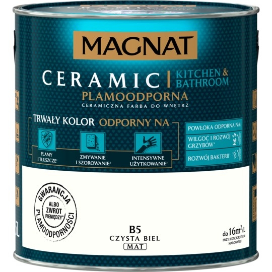 MAGNAT Keramika 10L B5 čisto biela biela kuchyňa Ła