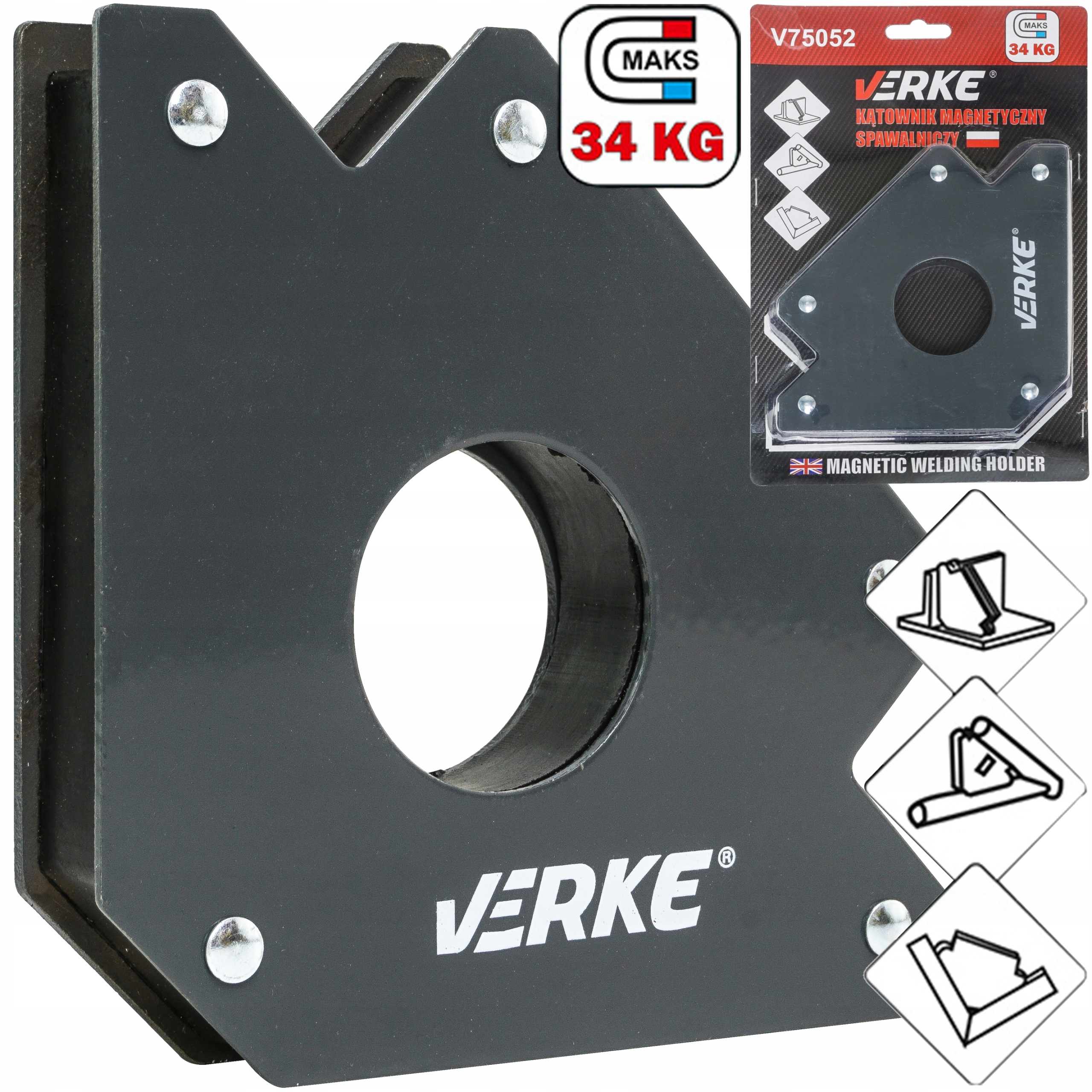 Verke V75052 zvárací štvorec 34 kg