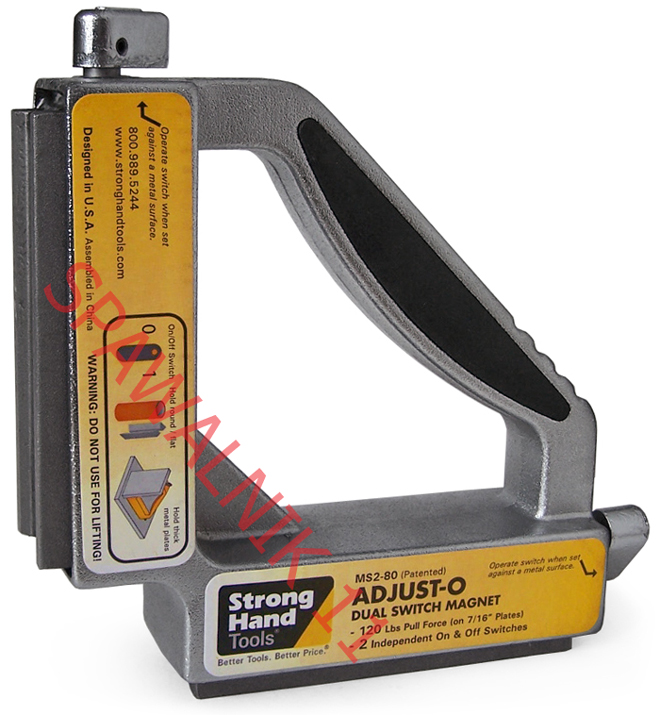 MAGNETICKÝ UHOL s 2 prepínačmi MS2-80