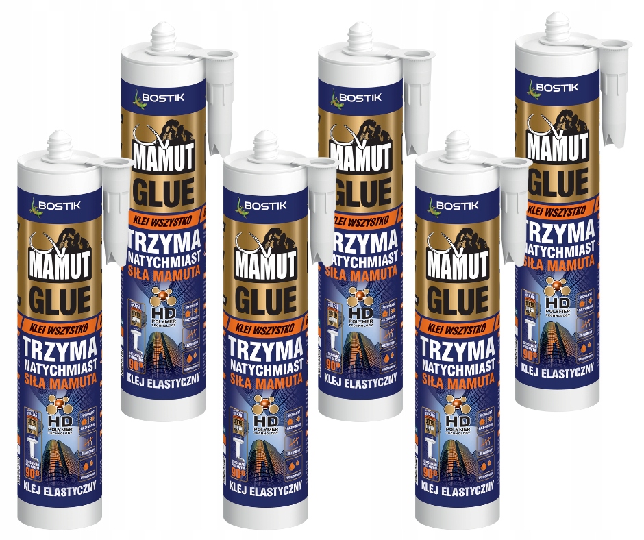 MAMUT Lepidlo univerzálne lepidlo 290 ml, sada 6 ks