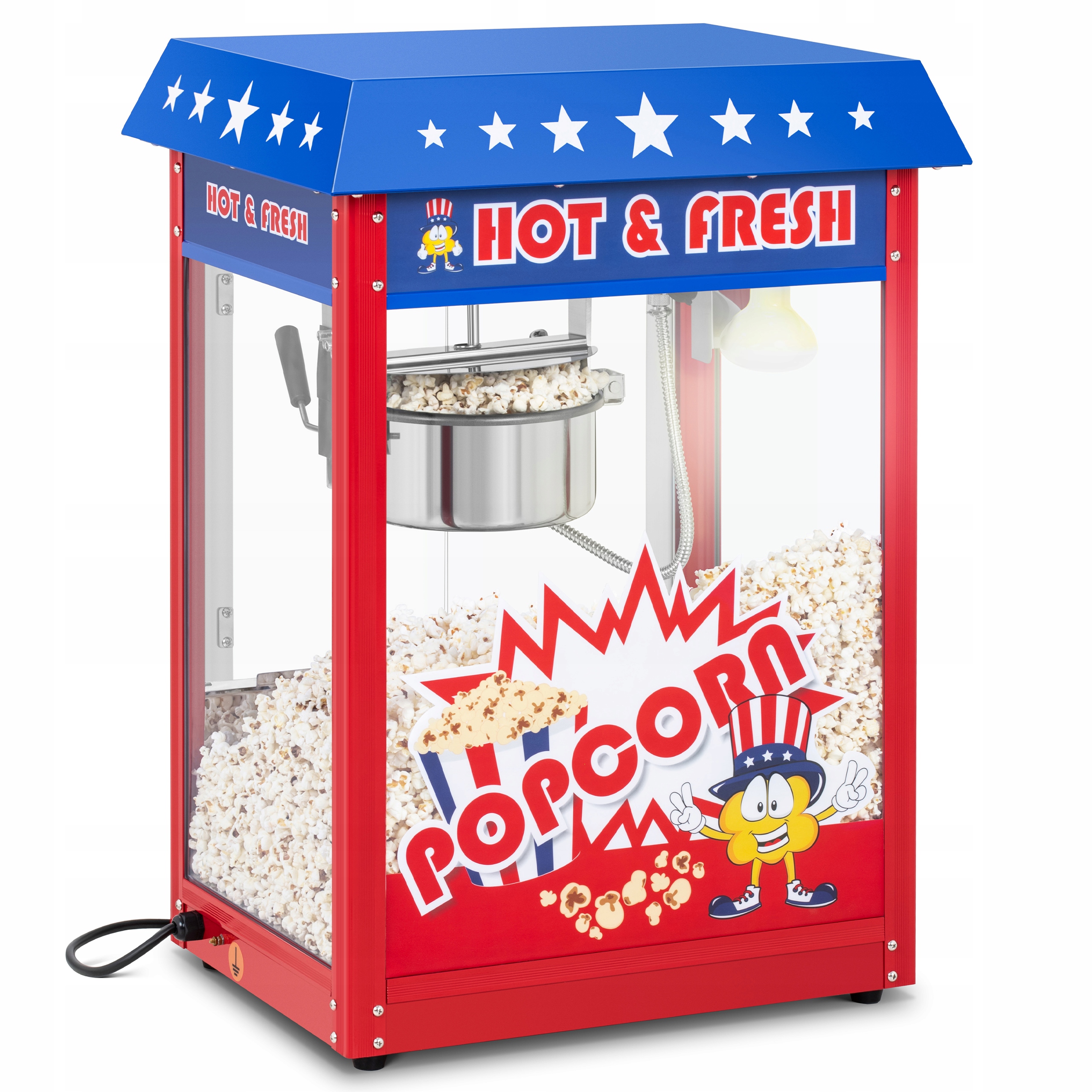 PRACOVNÝ KUKURIČNÝ POPCORNOVÝ STROJ EFEKTÍVNY