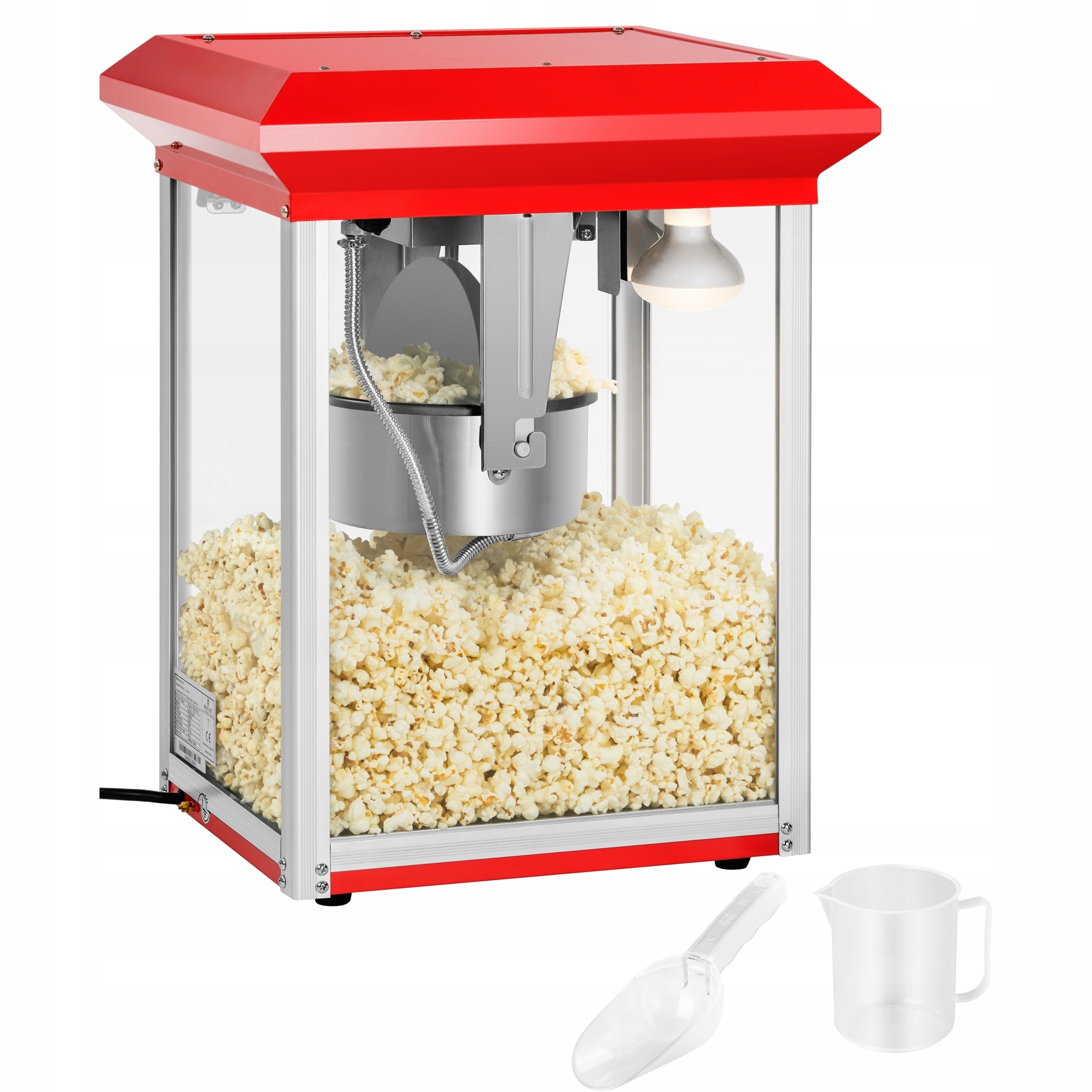 STROJ NA VÝROBU POPCORNU 3 kg ZA HODINU 1325 W.