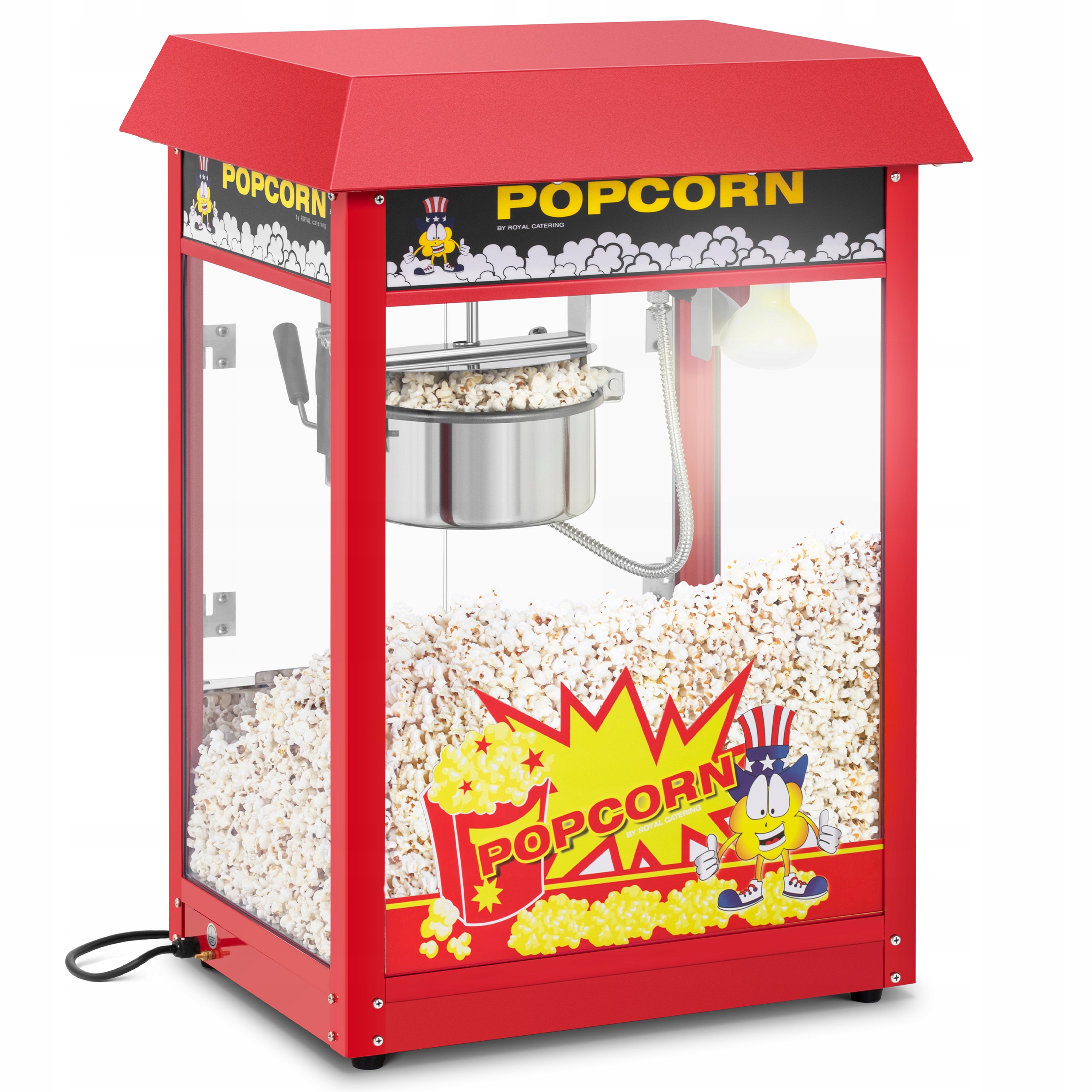 POPCORN STROJ 5 kg JEDNOU HODINOU S KÚRENÍM