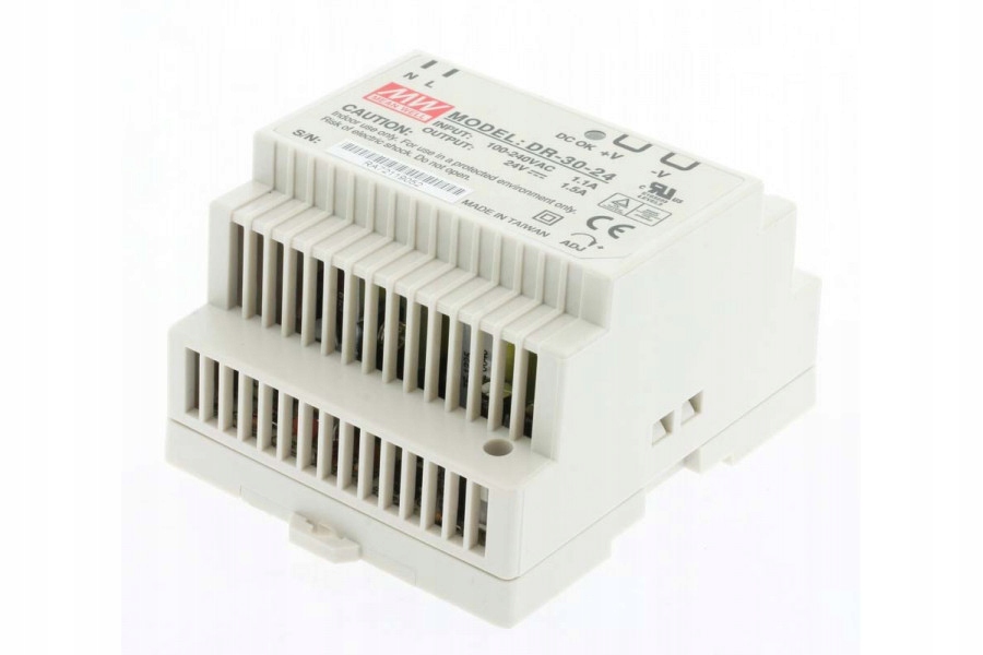 ZNAMENÁ DOBRÉ NAPÁJANIE DIN DR-30-24 30W 24VDC 1,5A