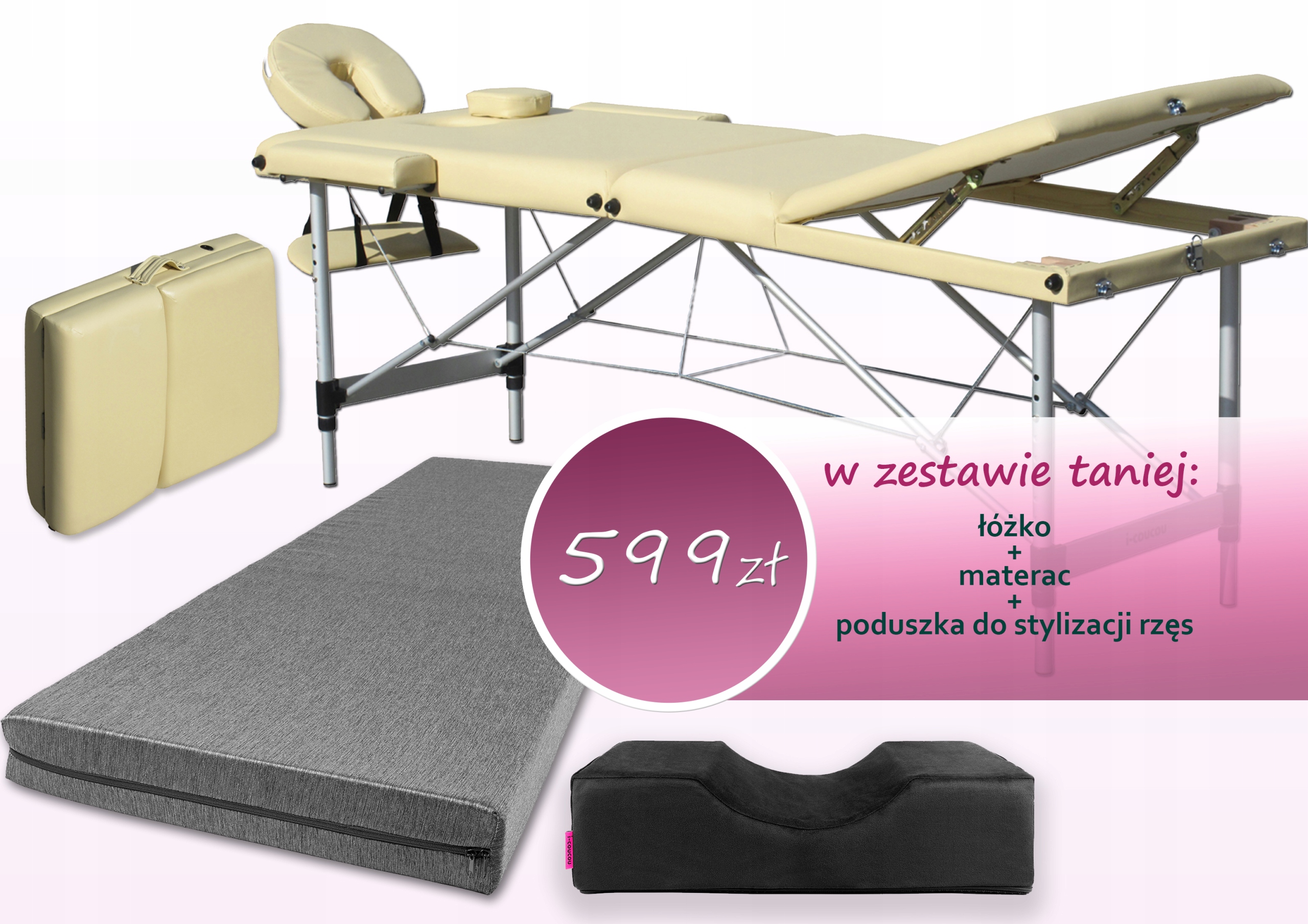 Sada rias MEGA BED + VANKÚŠOK + MATRACA