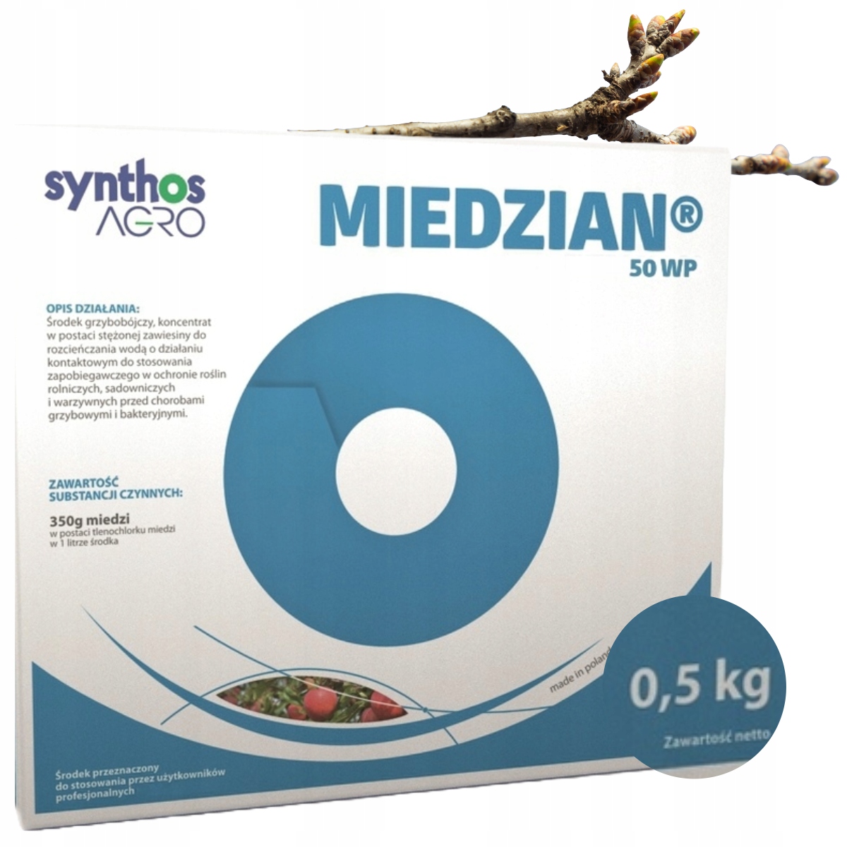 Miedzian 50 WP fungicíd 0,5 kg