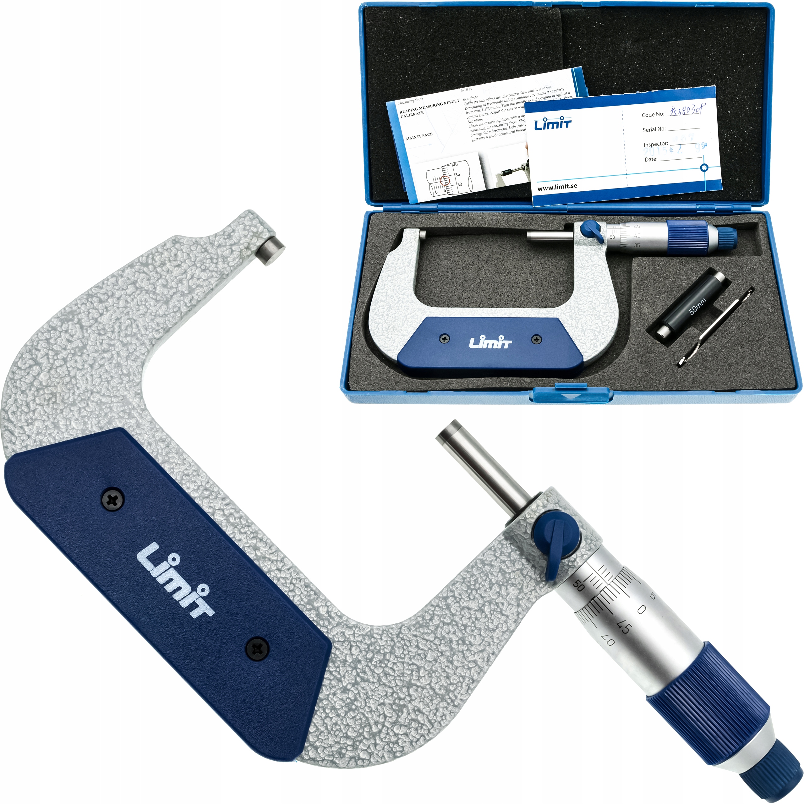 MIKROMETER VONKAJŠÍ MIKROMETER LIMIT 50–75 mm
