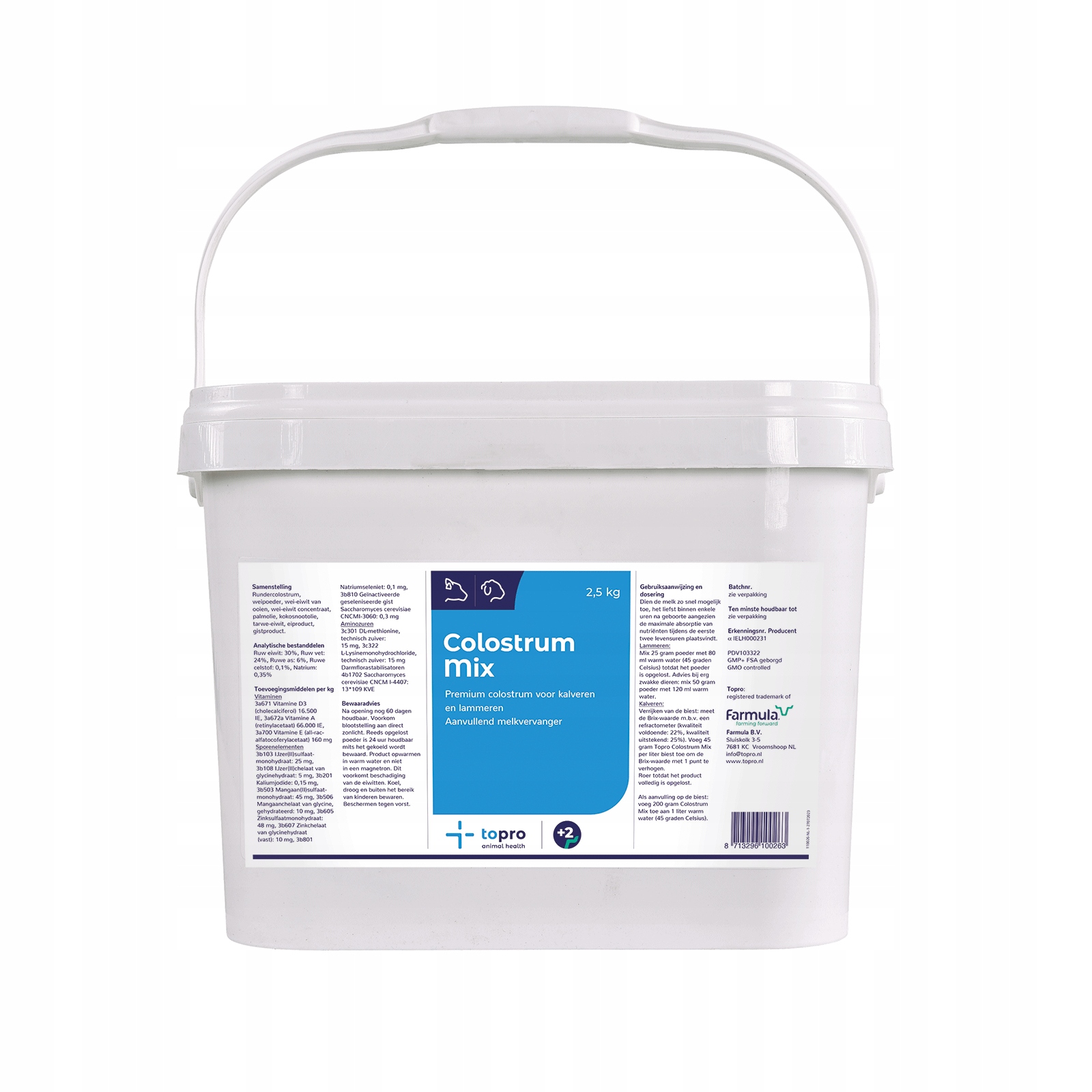 COLOSTRUM PROBIOTICKÝ PRÍPRAVOK pre teľatá Vitamíny Probiotikum COLOSTRUM 2,5kg