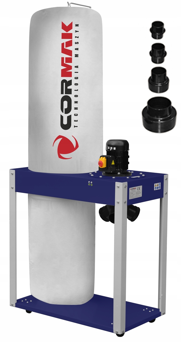 VÝKONNÁ ŤAŽBA ŠTÍPKOVÝCH štiepok 3200 m3 / h 230V 1,5kW