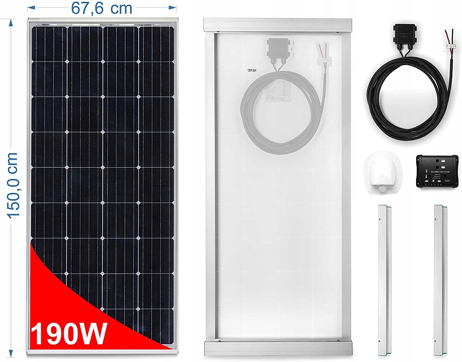MOOVE SP190 + REGULÁTOR SOLÁRNEHO PANELU