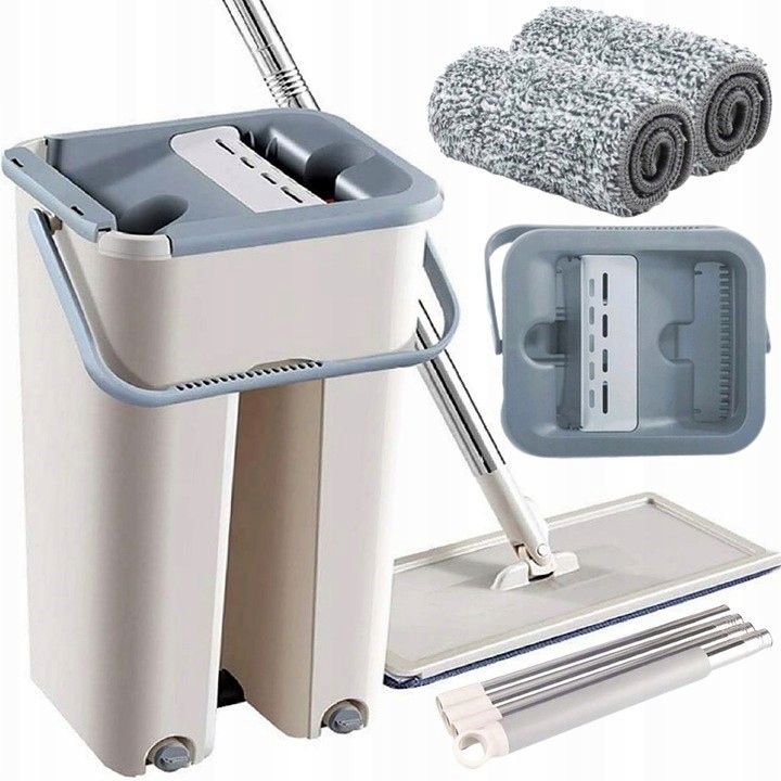 Totalstore vedierko a plochý mop 11 cm