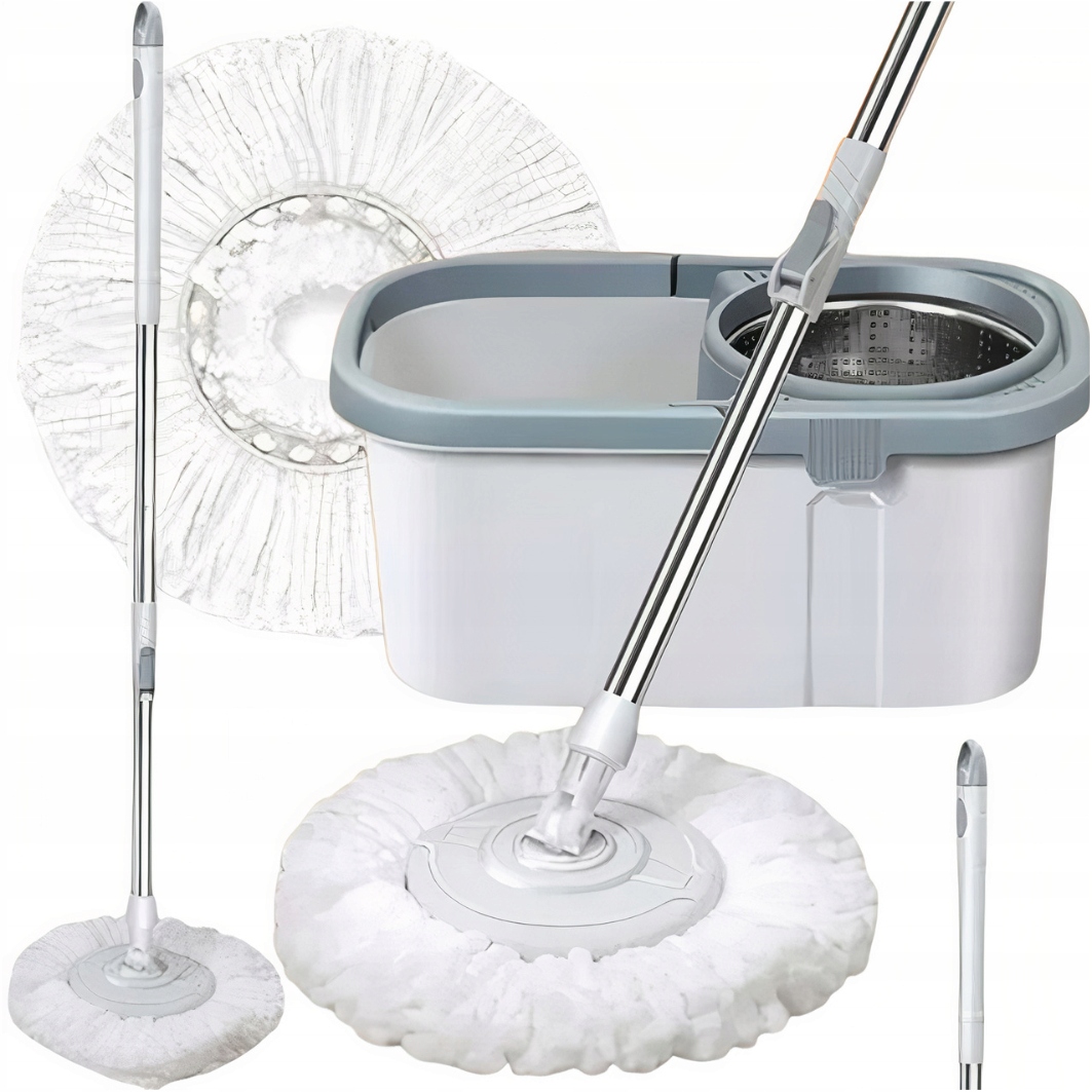 vedro a mop MOPR1 + 2× vložka do mopu Elektromet Spin Turbo 360