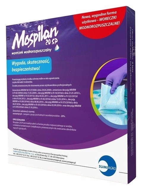 MOSPILAN 20 SP HMYZ, VOŠKY, PELETY, 80G