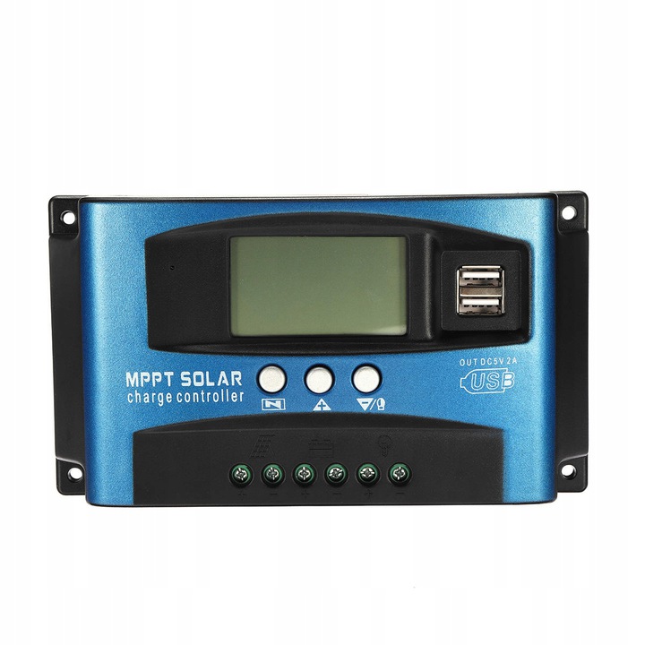 MPPT SOLÁRNY USB REGULÁTOR NABÍJANIA 12V / 24V 30A