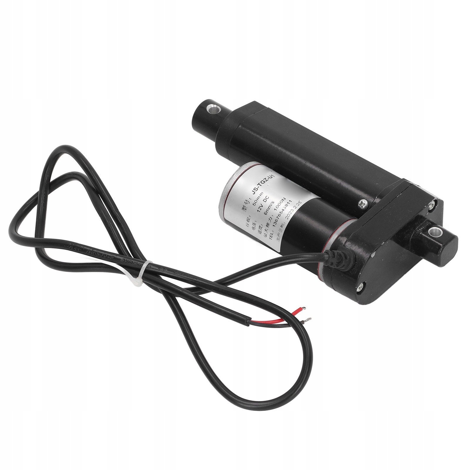 Malý elektrický pohon 1000N zdvih 50mm motor