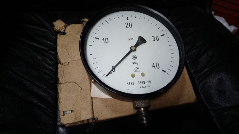 Manometer - INOX - NOVÝ - inventár