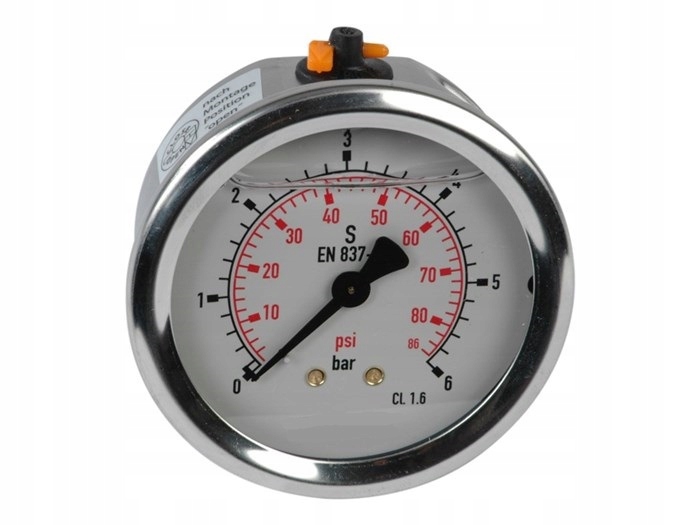 Zadný tlakomer 6 BAR MG3-63 ZÁVIT 1/4 "