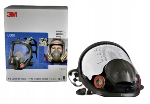 3M Paint Mask Celotvárová maska 3M 6900 L celotvárová