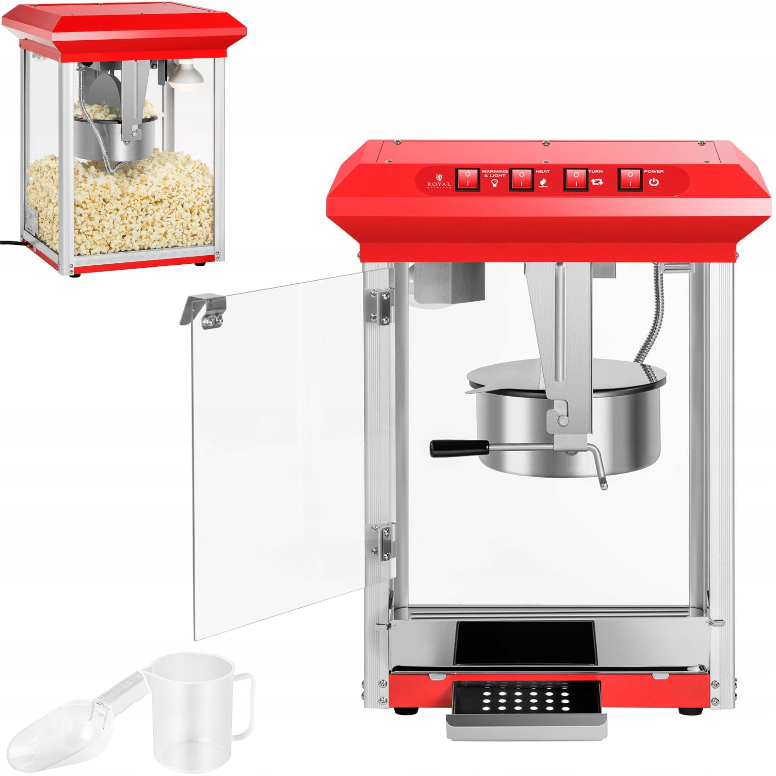 Stroj na popcorn 3 kg / h RCPR-1135 ROYAL CATERING