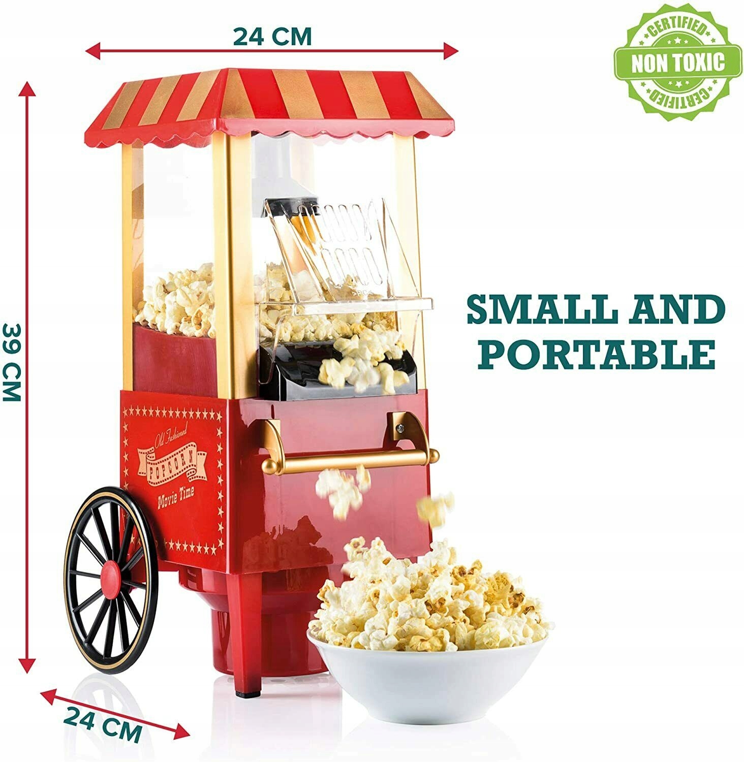 Stroj na popcorn GADGY CLASSIC