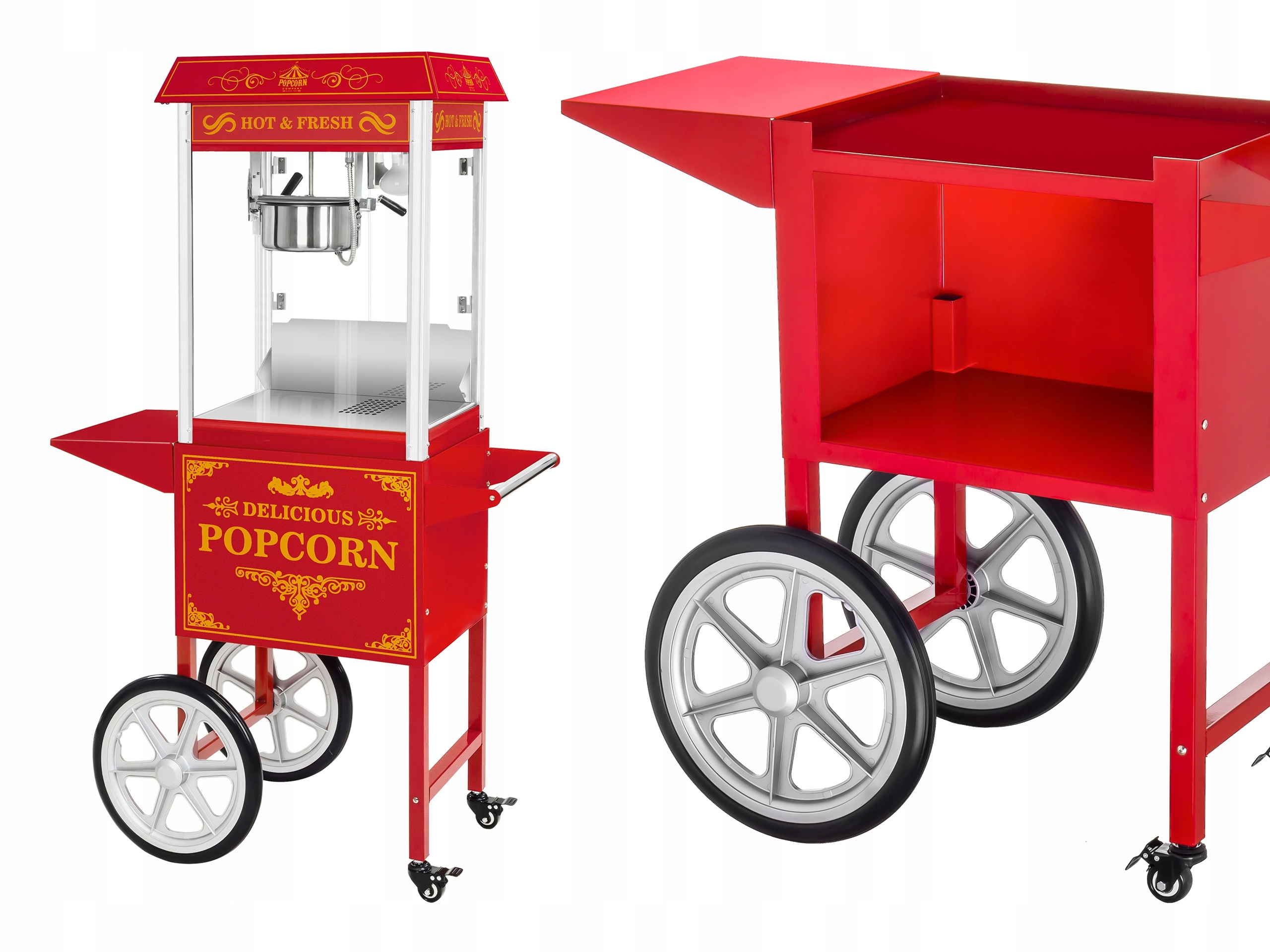 Stroj na vozík na popcorn ROYAL CATERING RCPW-16.3