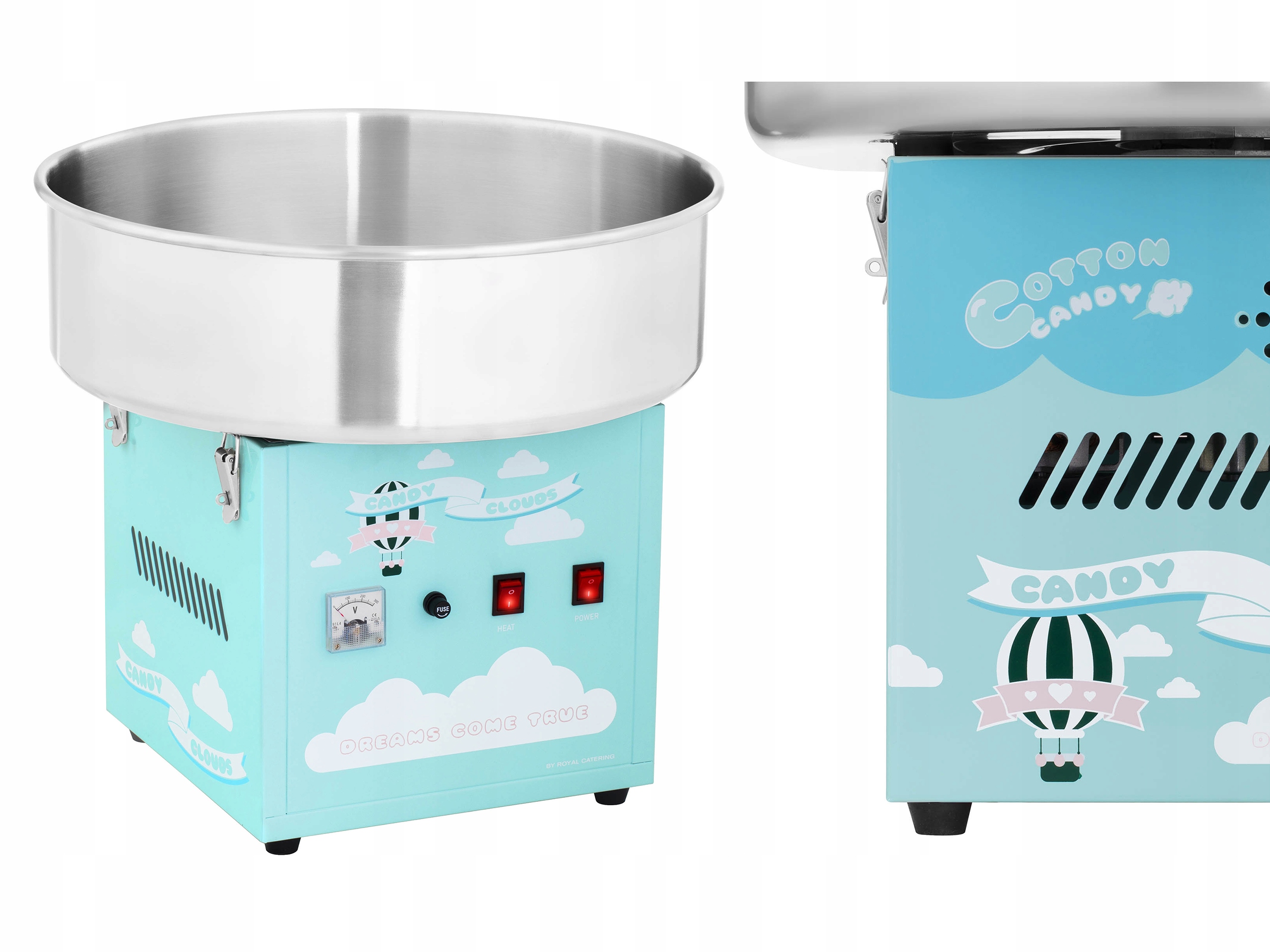 Stroj na výrobu cukrovej vaty ROYAL CATERING RCZK-1200-BG