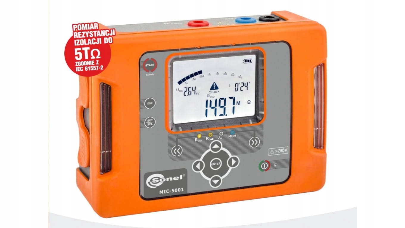 Merač izolačného odporu MIC-5001 WMPLMIC5001