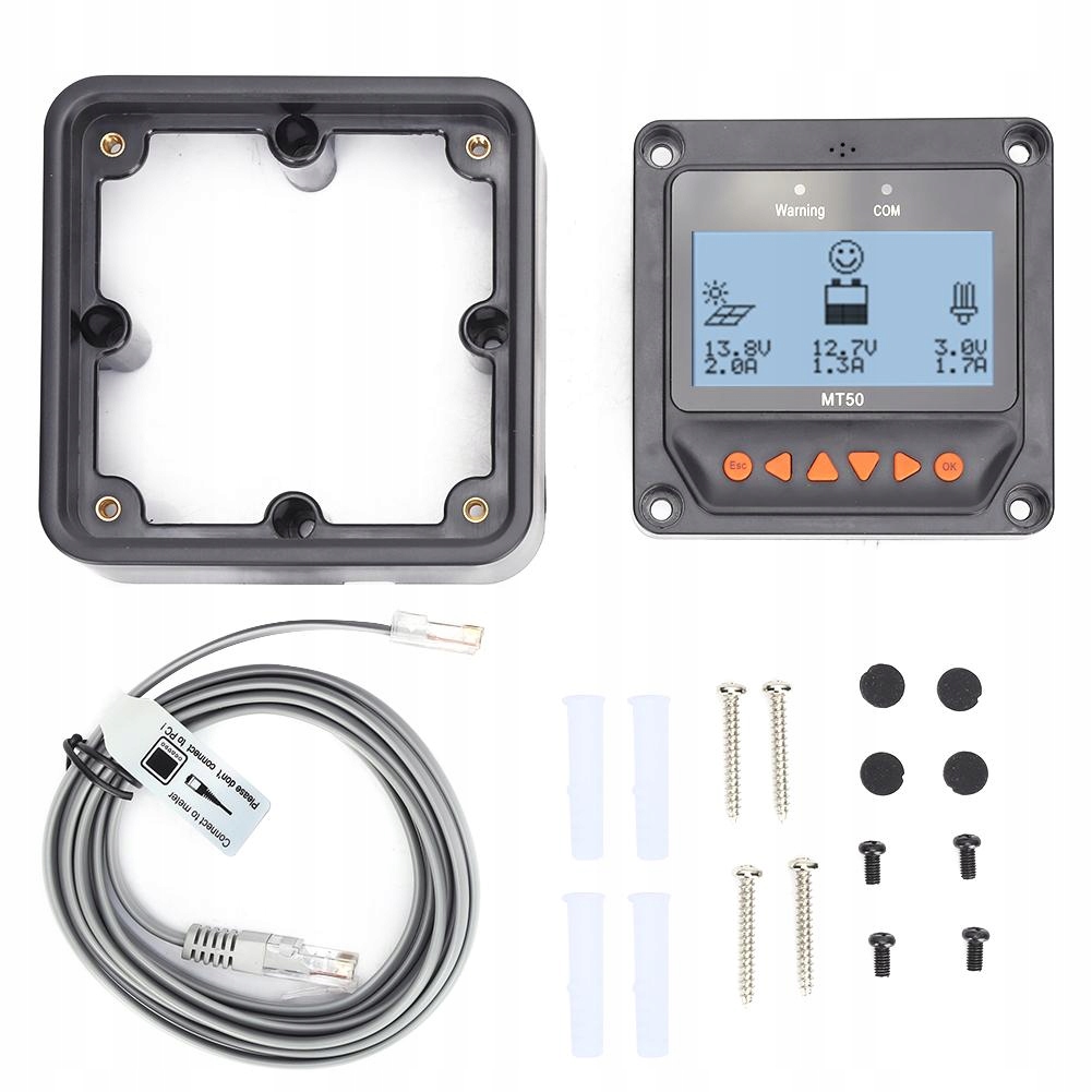 MPP solárny regulátor nabíjania LCD