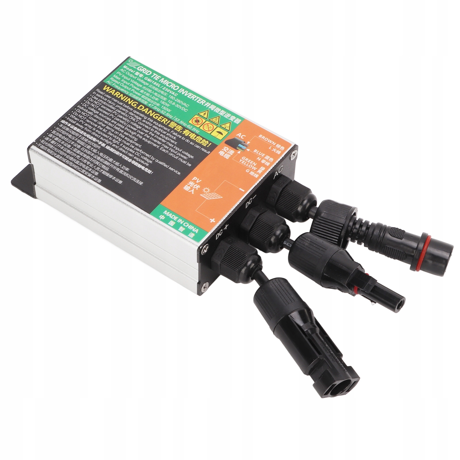 ON-GRID solárny mikro invertor 1,6KW 180W 230V
