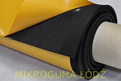 EPDM microguma 120 kg / m3 s lepidlom, hrúbka č. KVALITA 20 mm