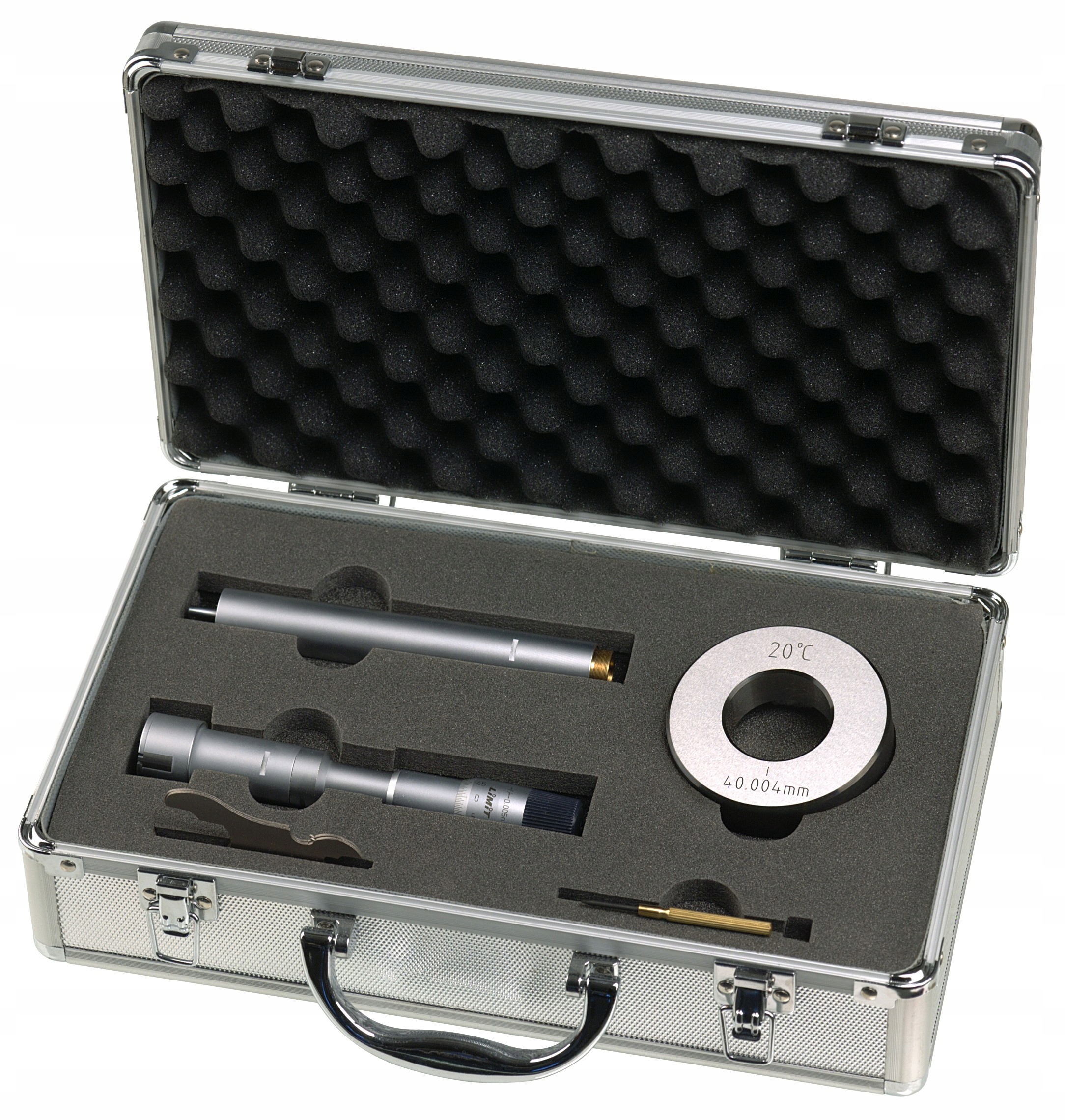 Obmedzte trojbodový mikrometer