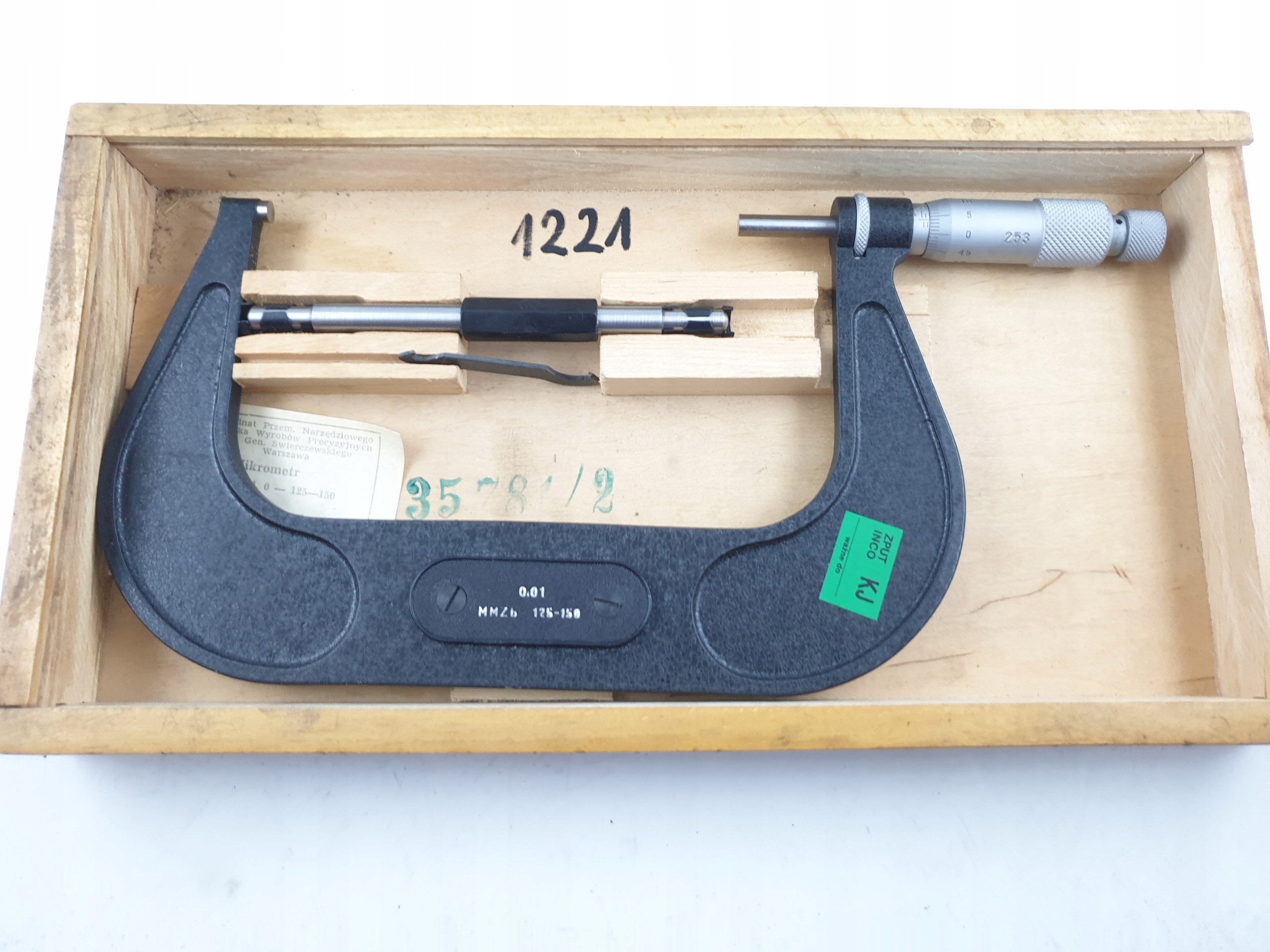 Vonkajší mikrometer MMZb 125 - 150 F / DPH
