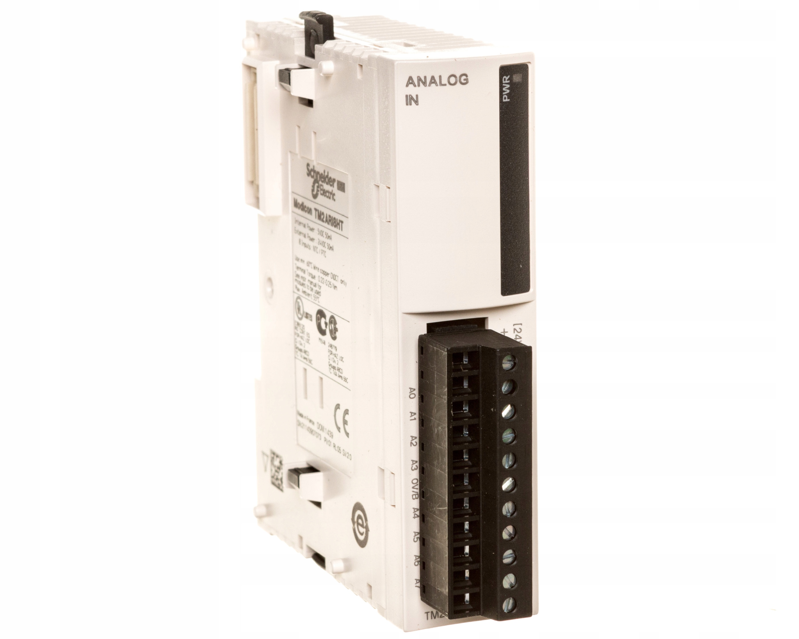 Modul 8 analógových vstupov NTC PTC 24V DC TM2ARI8HT