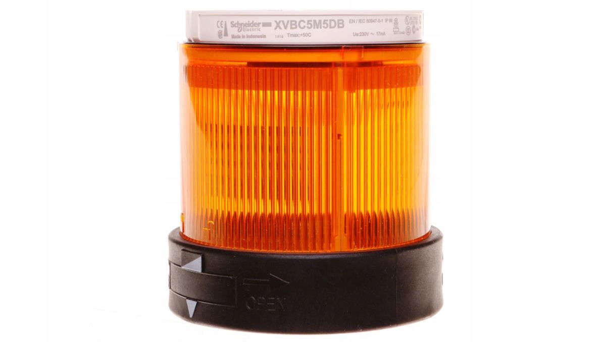 Oranžový modul pulzujúceho svetla 230V AC