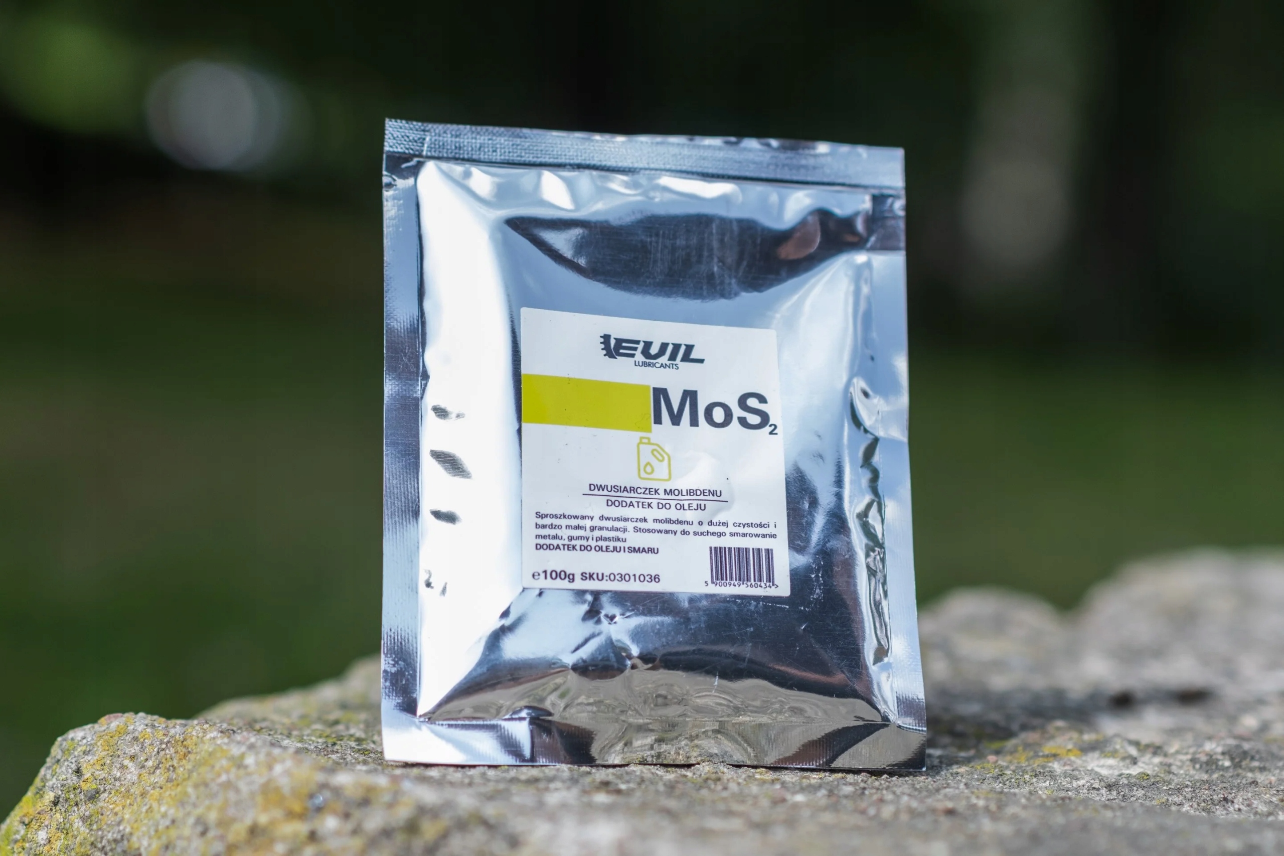 Sulfid molybdénový MoS2 Prášok 4μm 100g