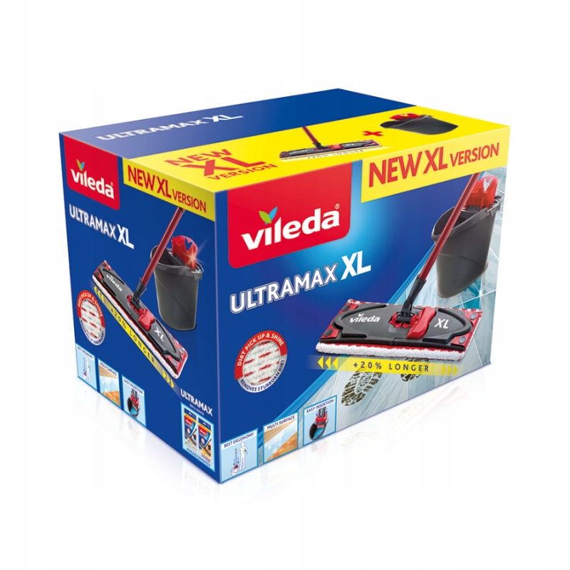 Vileda Ultramax XL vedierko a plochý mop 42 cm