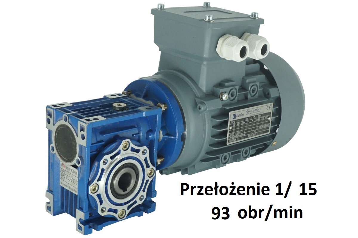 Motor so šnekovou prevodovkou 370 W ZEM 0 ot./min