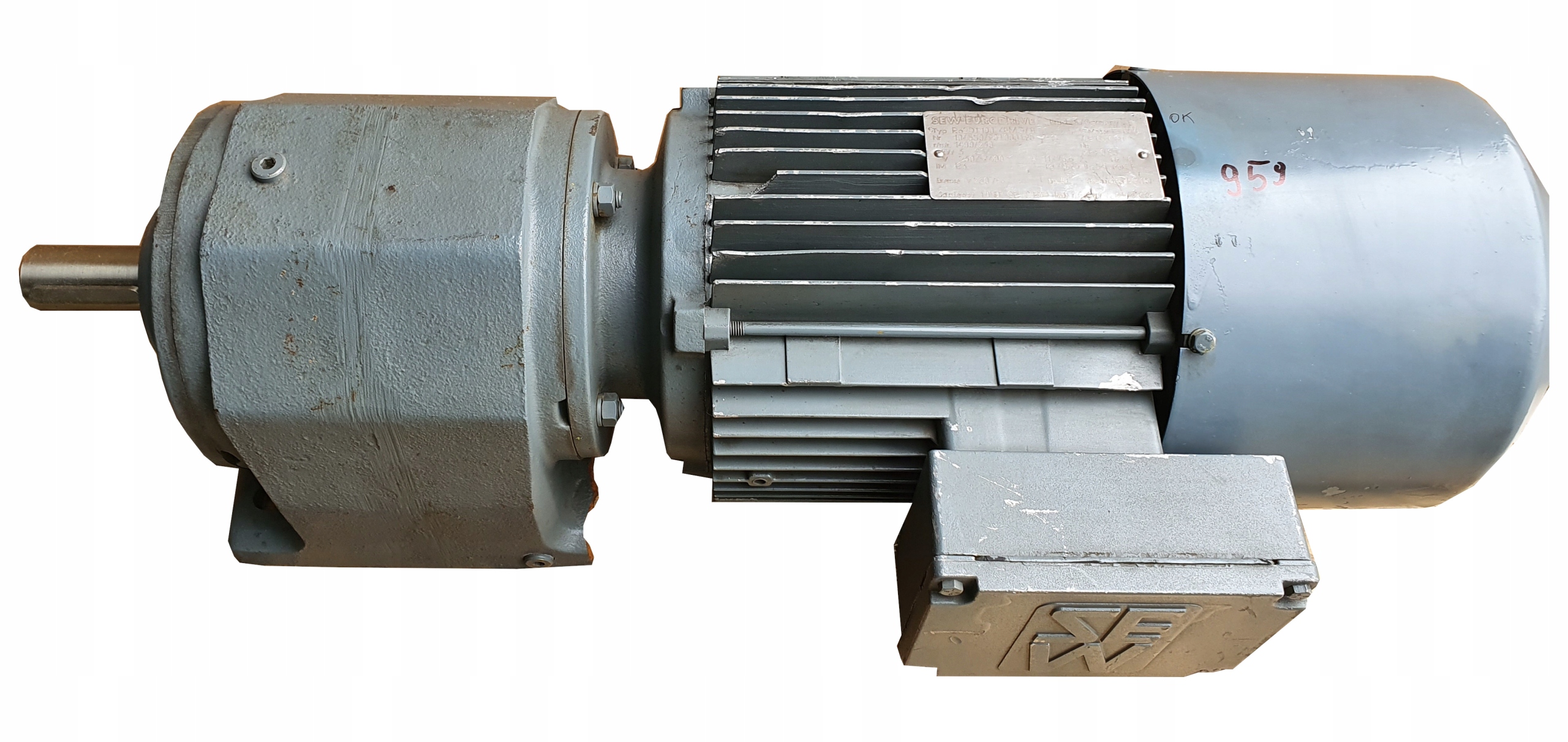 Motor s prevodovkou SEW 3 kW 230 ot./min. Brzda
