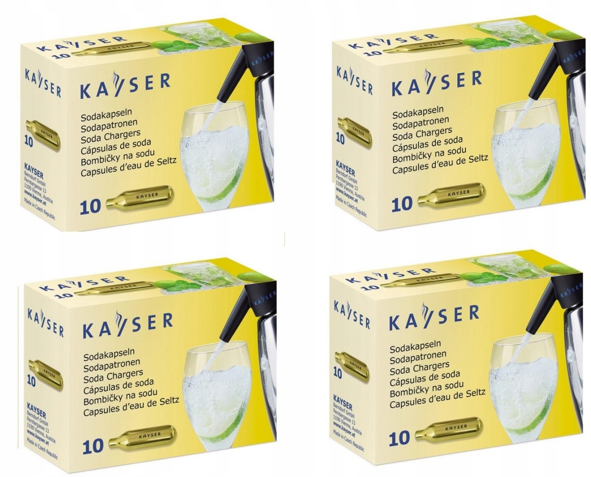 Sýtené CO2 KAYSEROVÉ KAZETY 40 KS