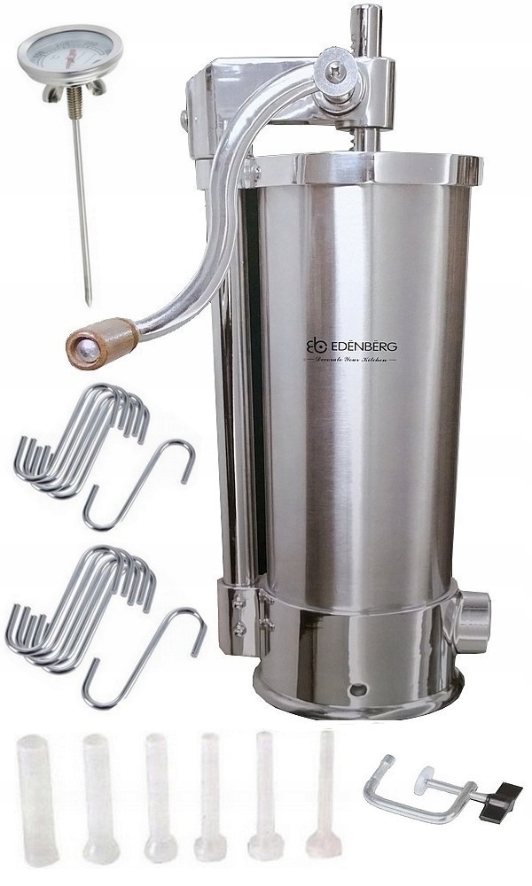 VÝPLŇ Klobása 18x HÁČEK + OCELOVÝ TEPLOMER 5 kg.