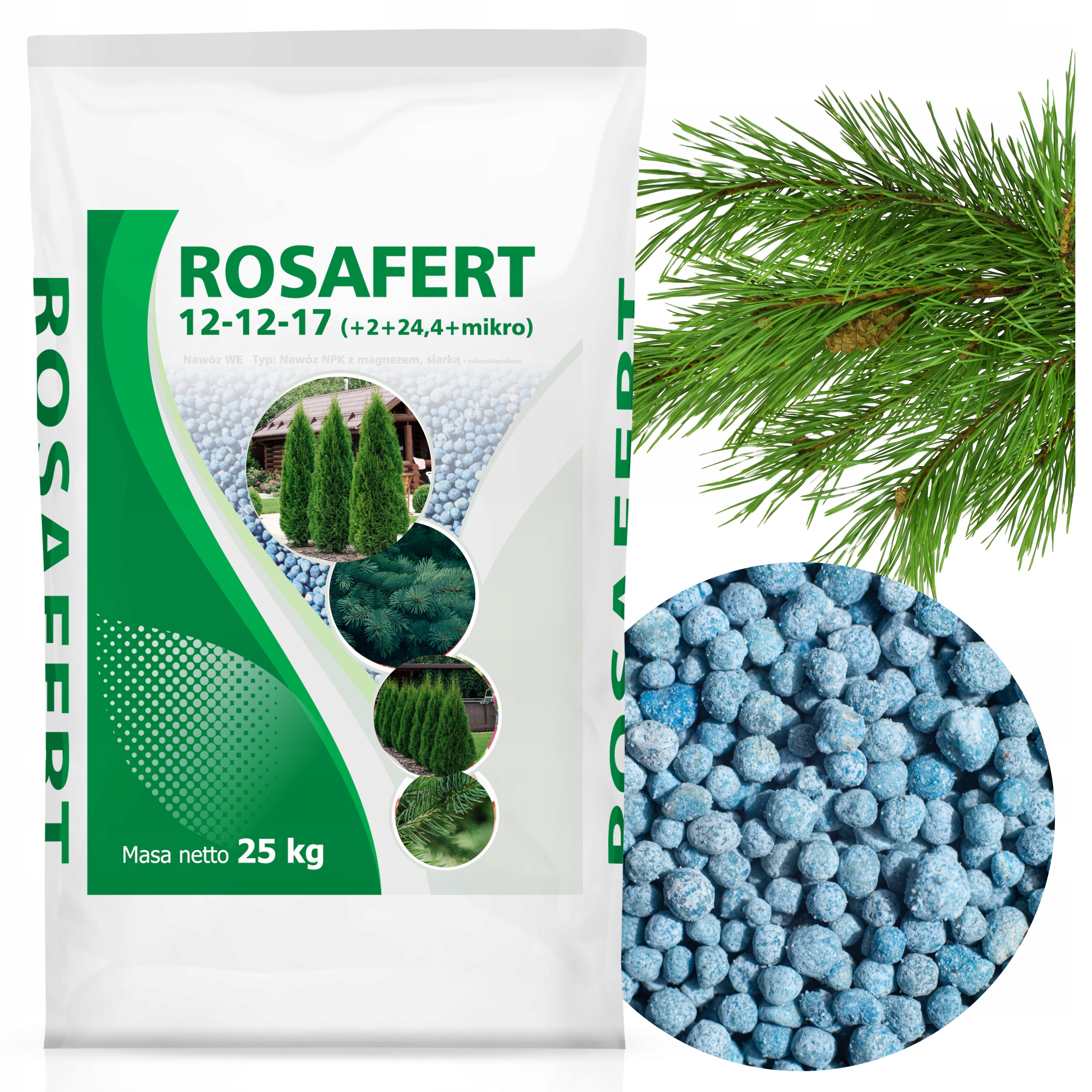 Agrosimex viaczložkové hnojivo granulát 25 kg 25 l